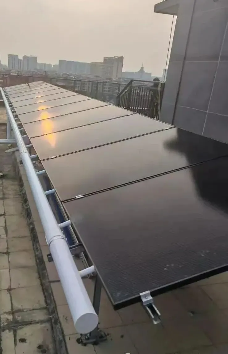 Large-array PVT collector installation for a commercial multi-family building project