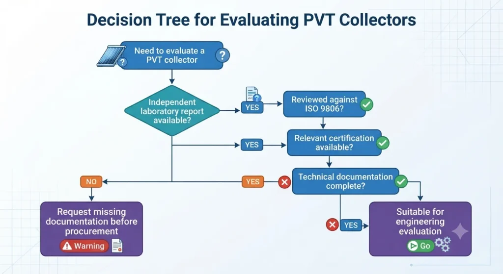 decision tree for evaluating pvt collectors